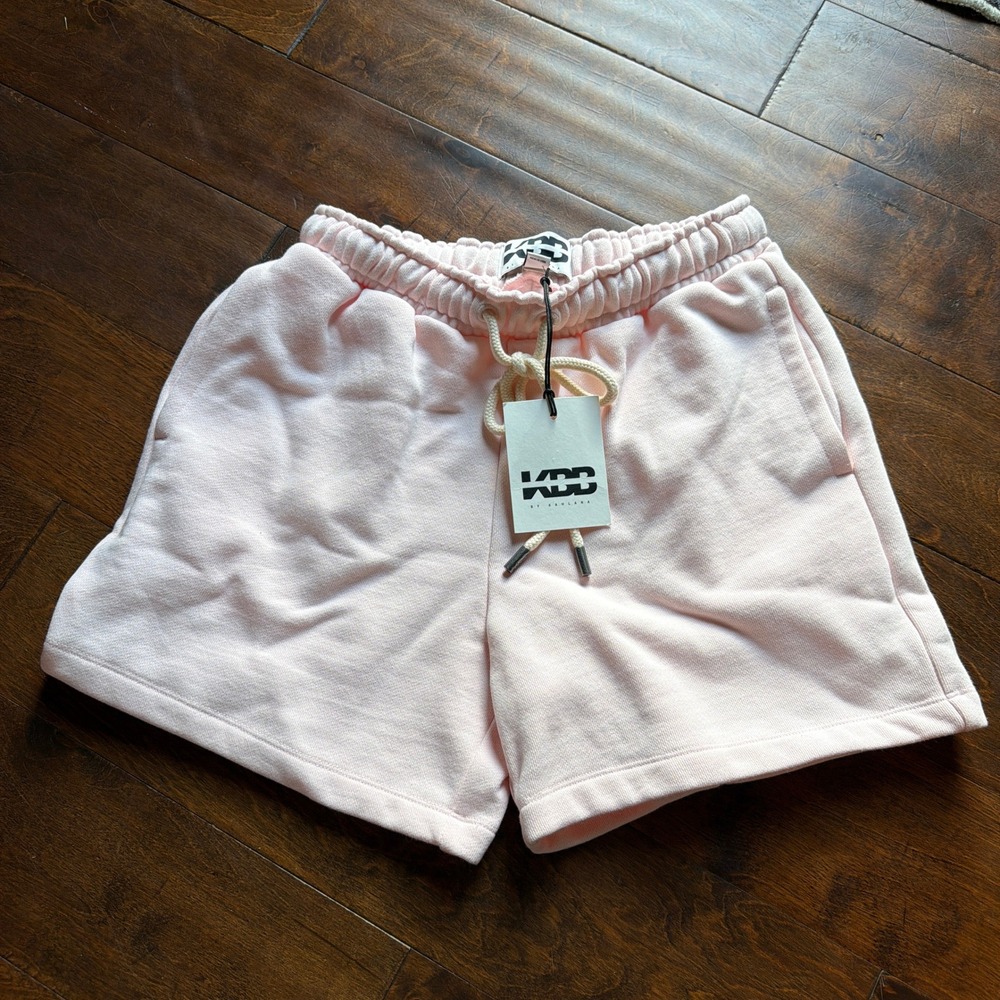 KBB by Kahlana Pink Sweat Shorts XS New With Tags Cozy High Rise